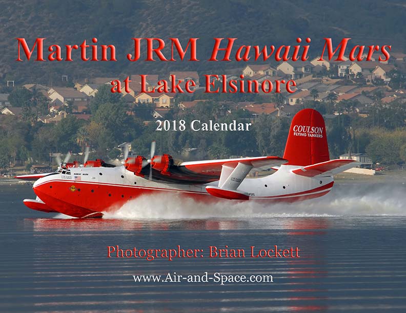 Lockett Books Calendar Catalog: Martin JRM Hawaii Mars at Lake Elsinore